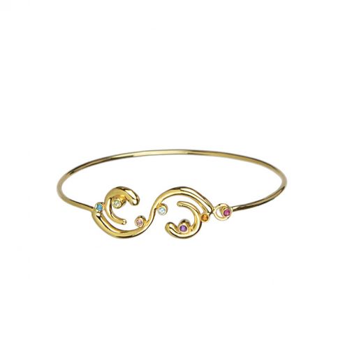 Euphoria Bracelet - gold, semi-precious stones