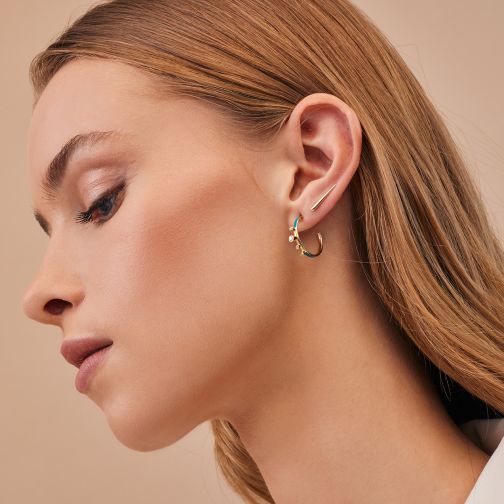 Aesthesis Earrings – gold 9Κ, enamel