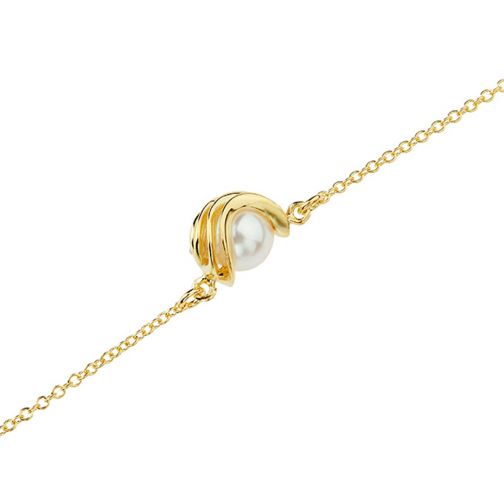 Energy Bracelet - gold, pearl