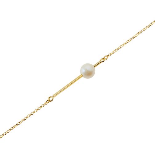 Schemata Bracelet - silver, pearl