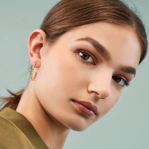 Plethora Earrings - silver, zircon