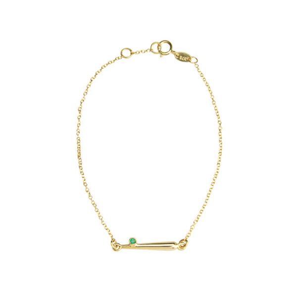 Euphoria Bracelet - gold, emerald