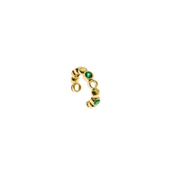Plethora Single Earring - gold 9Κ